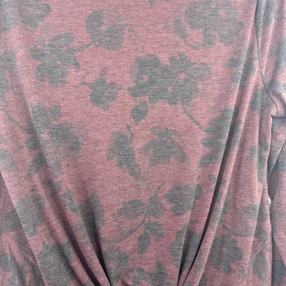 Shambala top twist tie front red and black light wash style stretchy soft butter - Picture 6 of 6